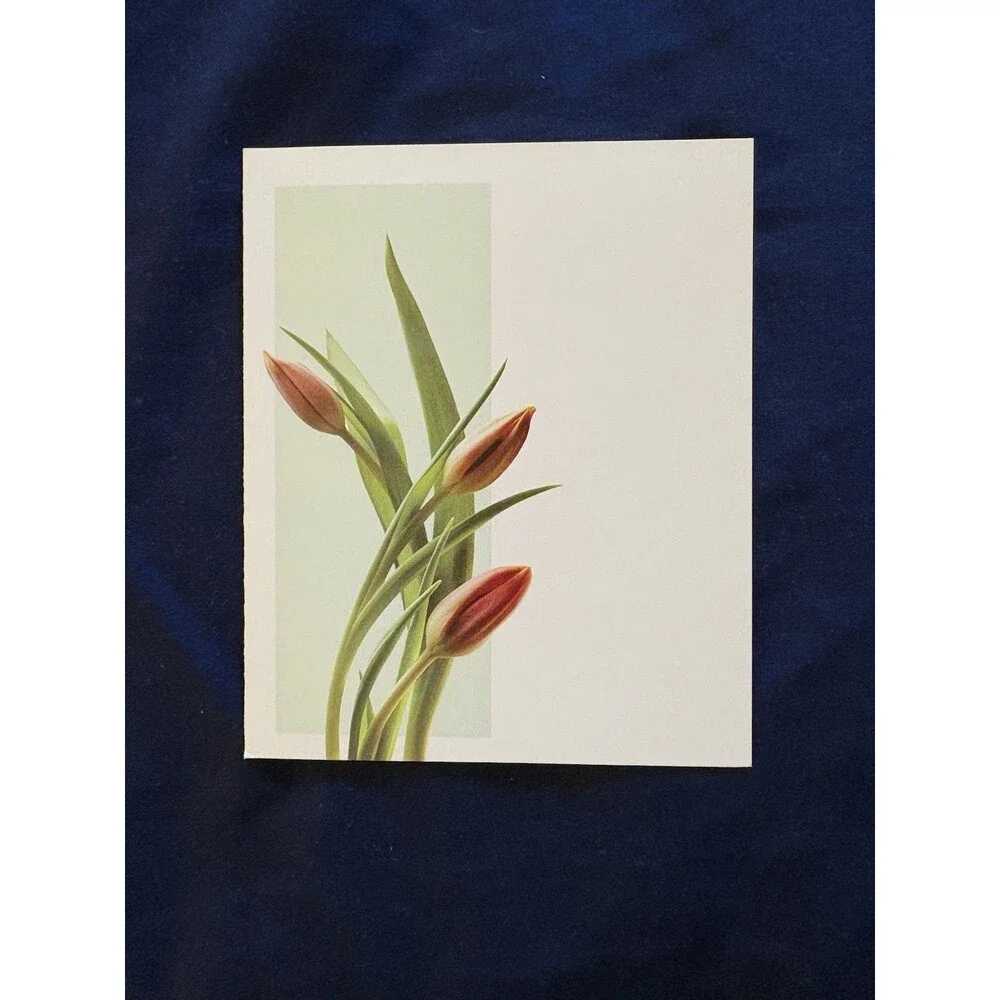 Generic Card with White Envelope | Flower Bud design By Habitat